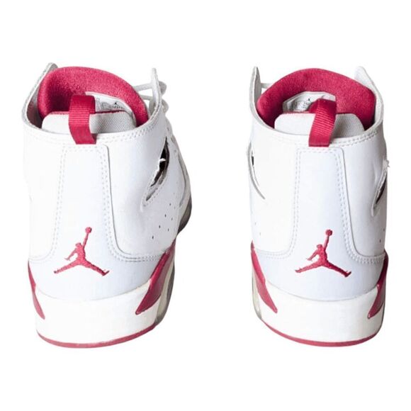 Nike Air Jordan Flight Club 91 "White Pure Platinum Sail Mystic Hibiscus" Sneake - Picture 5 of 7